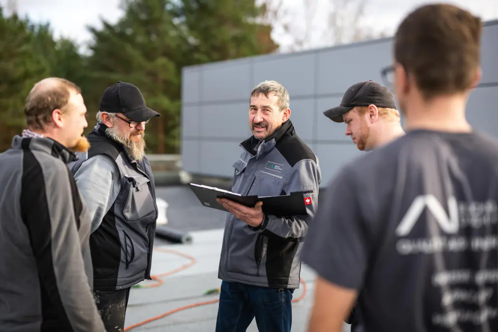 buckel dach + wand gewerbekunden flachdach gruendach kontakt