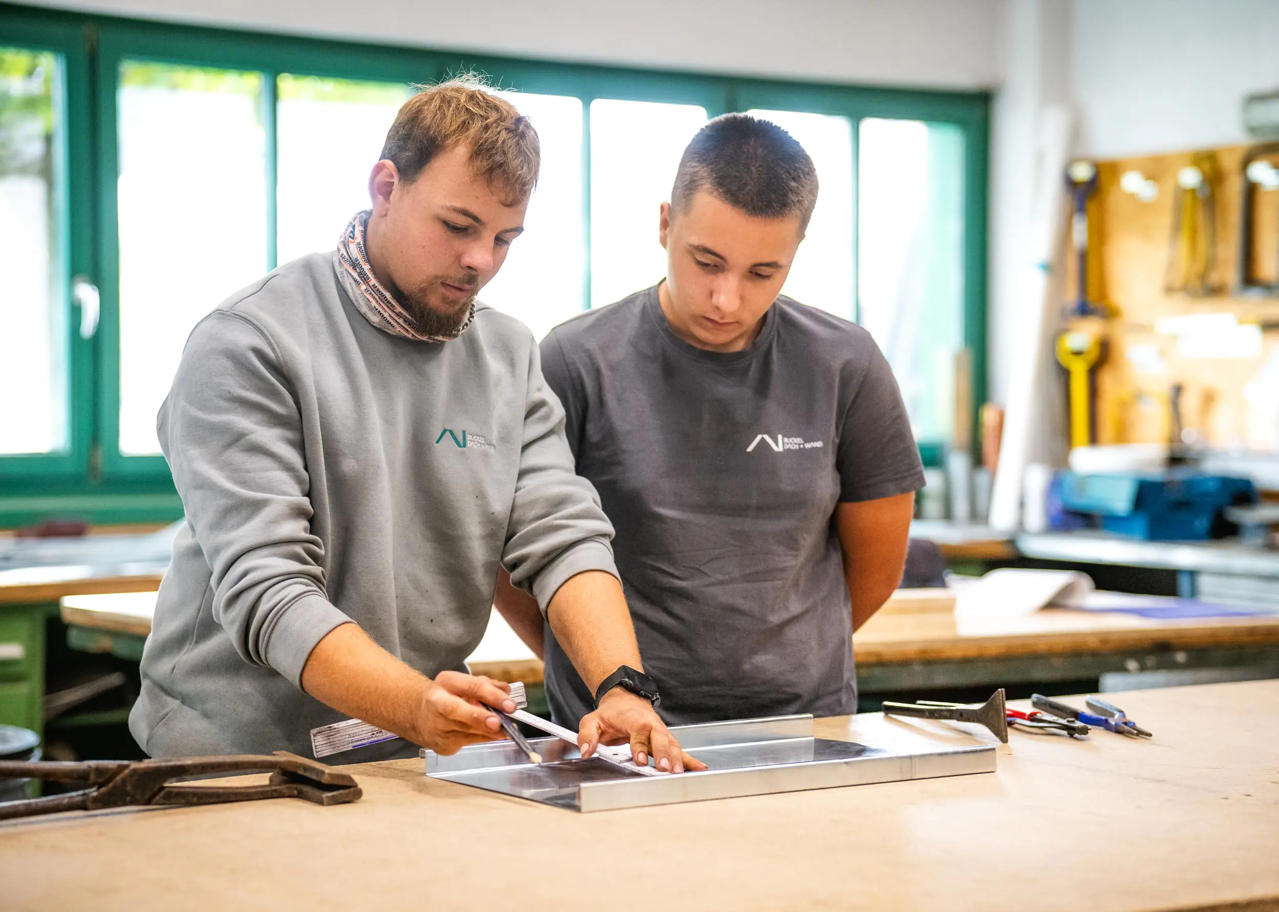 buckel dach + wand ausbildung praktikum benefits